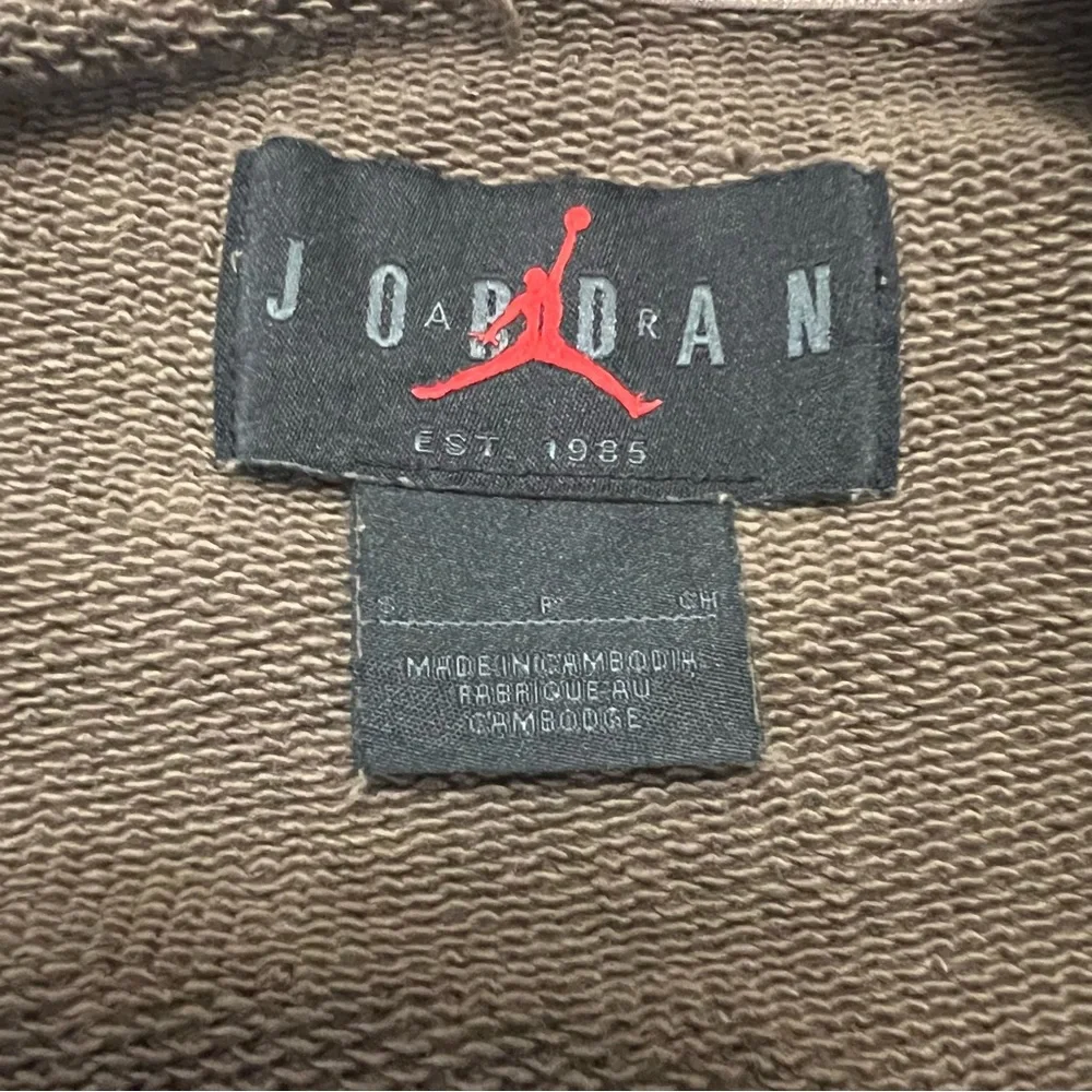 Air Jordan x Travis Scott Full Zip Hoodie Palomino Brown Size Small DZ5500-275